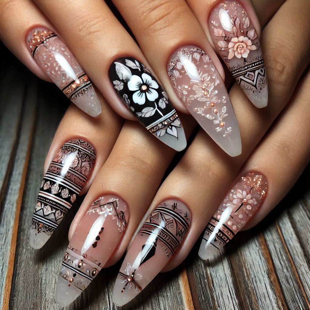 Boho Floral Tips