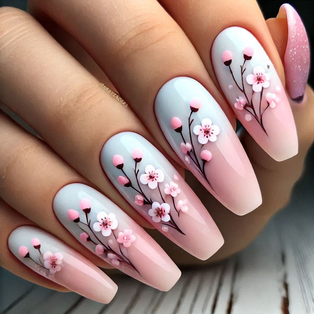 Cherry Blossom Ombre