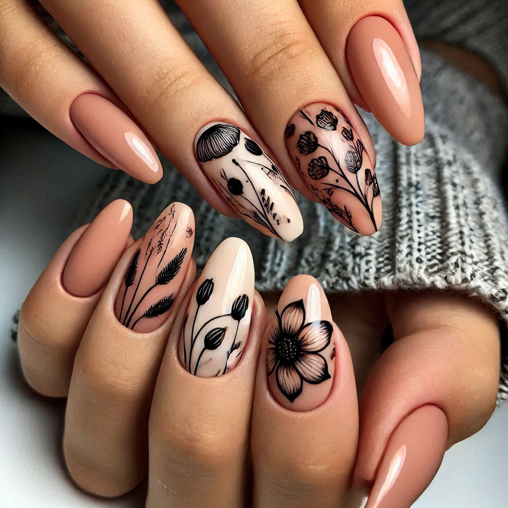Minimalist Line Art Florals