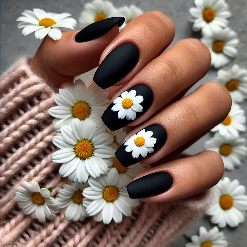 Monochrome Daisy Delight