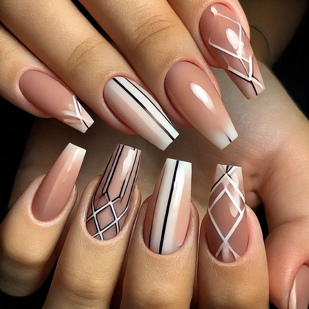 Negative Space French Tips