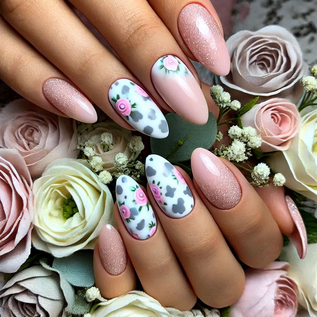 Pastel Cow Print
