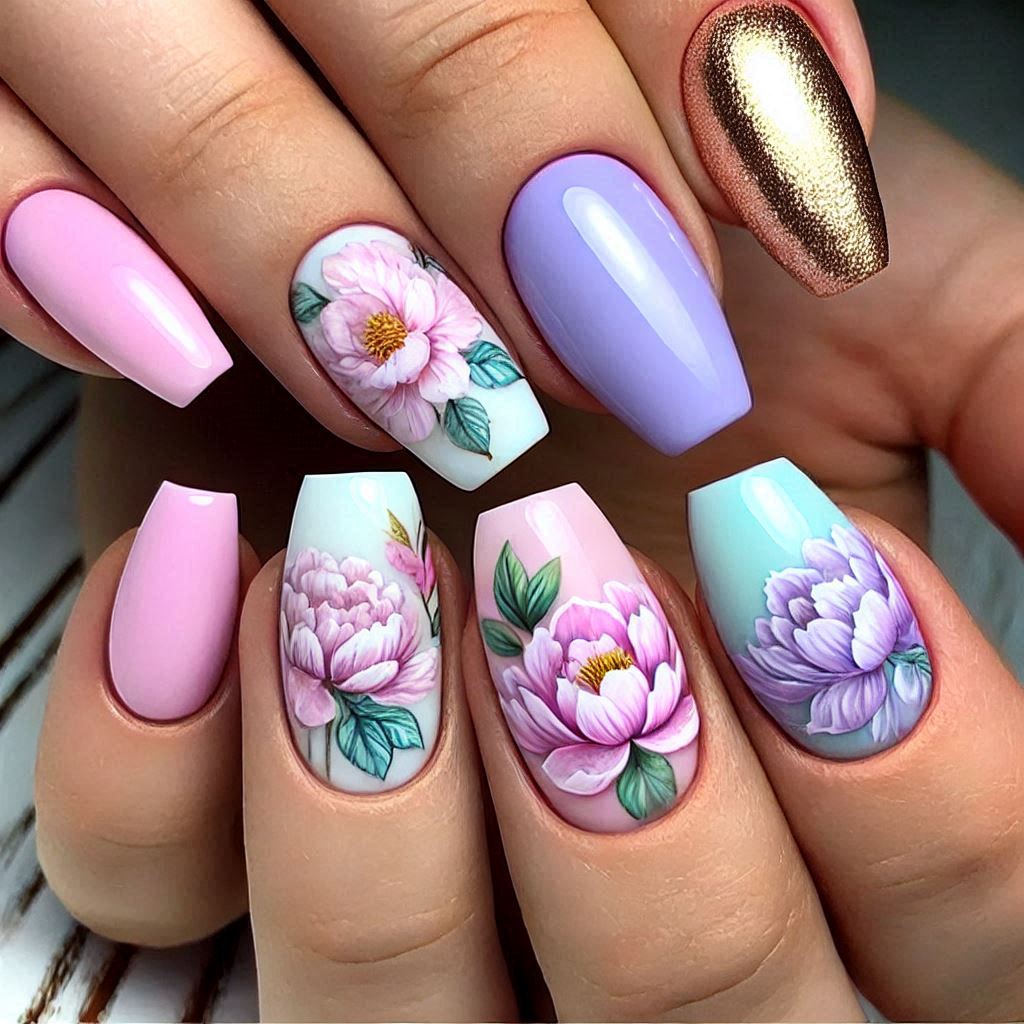 Pastel Peony Petals