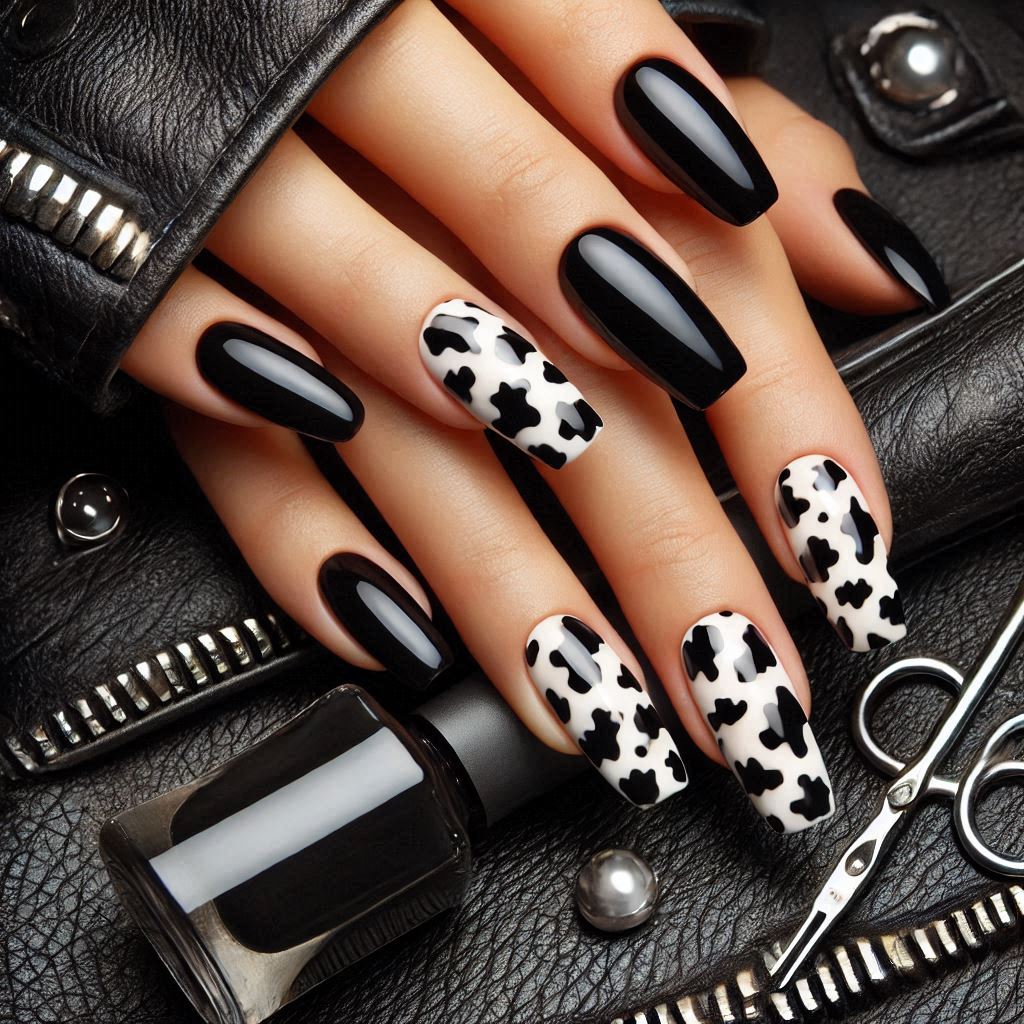 Reverse Cow Print