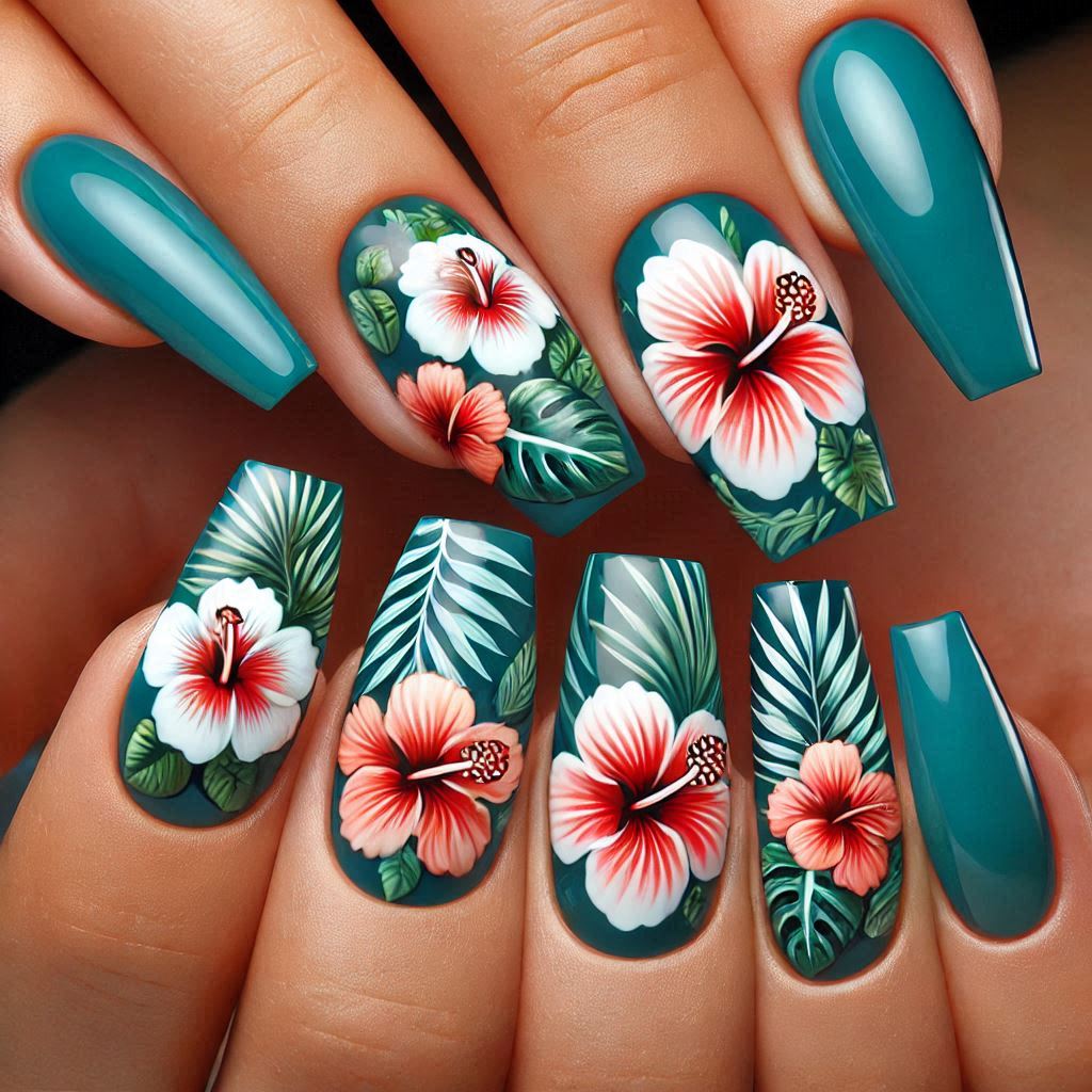 Tropical Hibiscus Splash