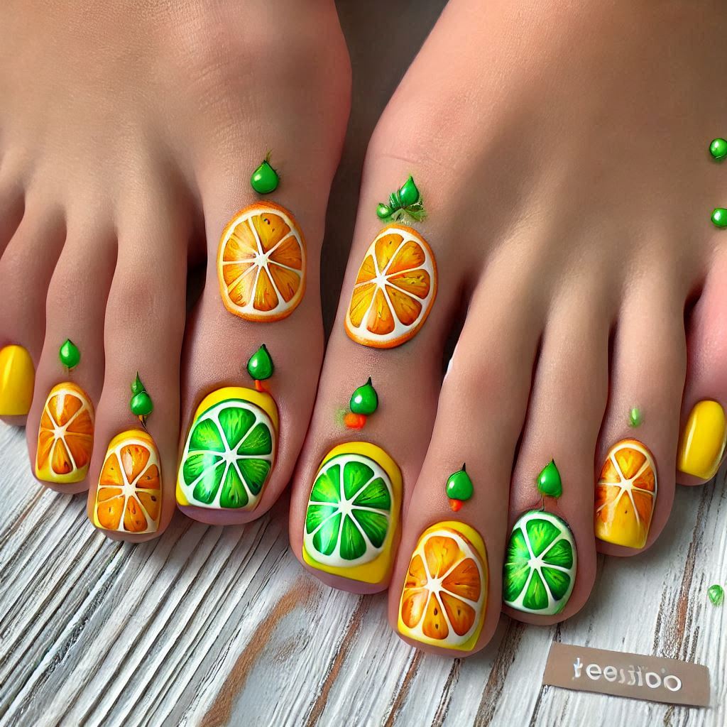 Citrus Slice Toes