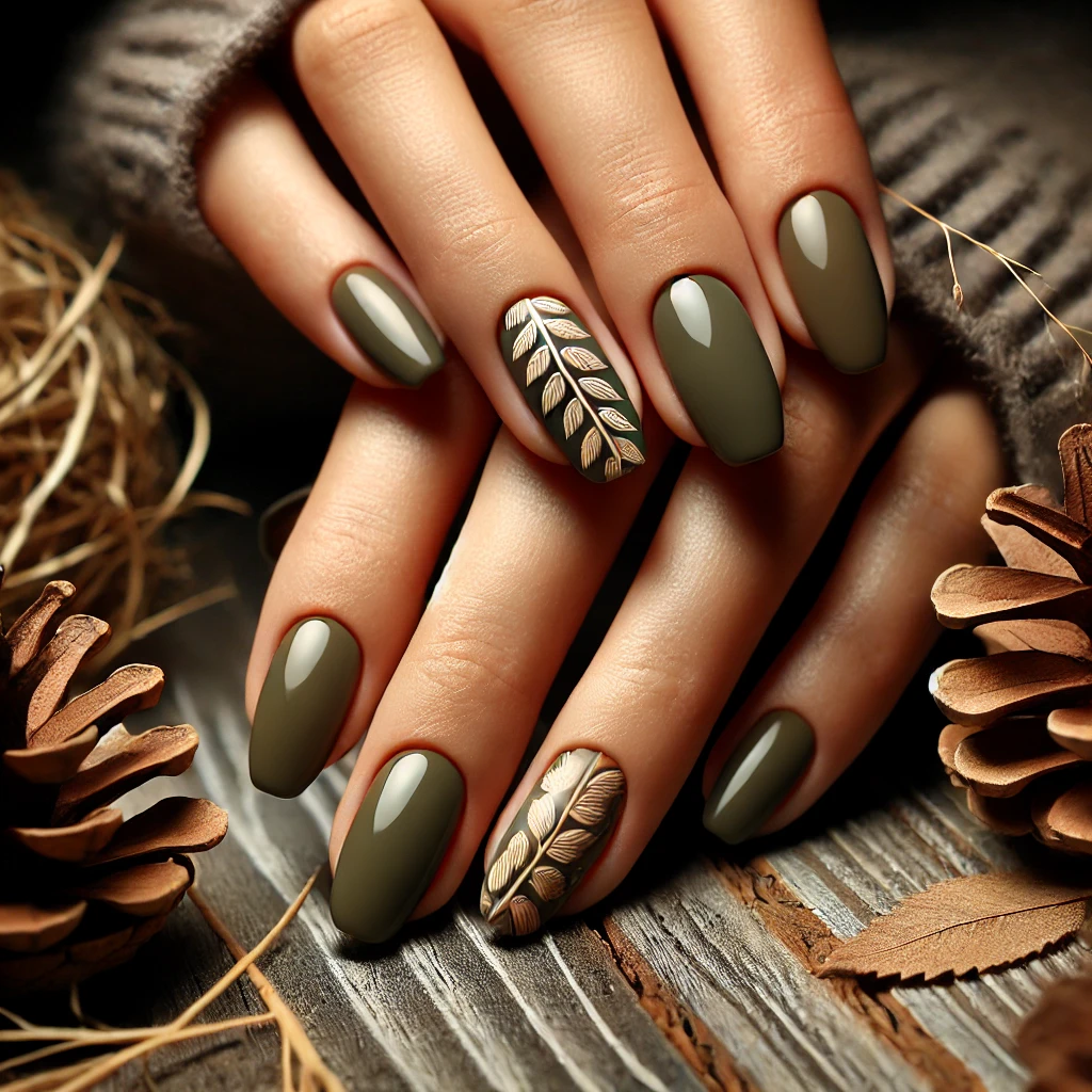 Earthy Olive Green