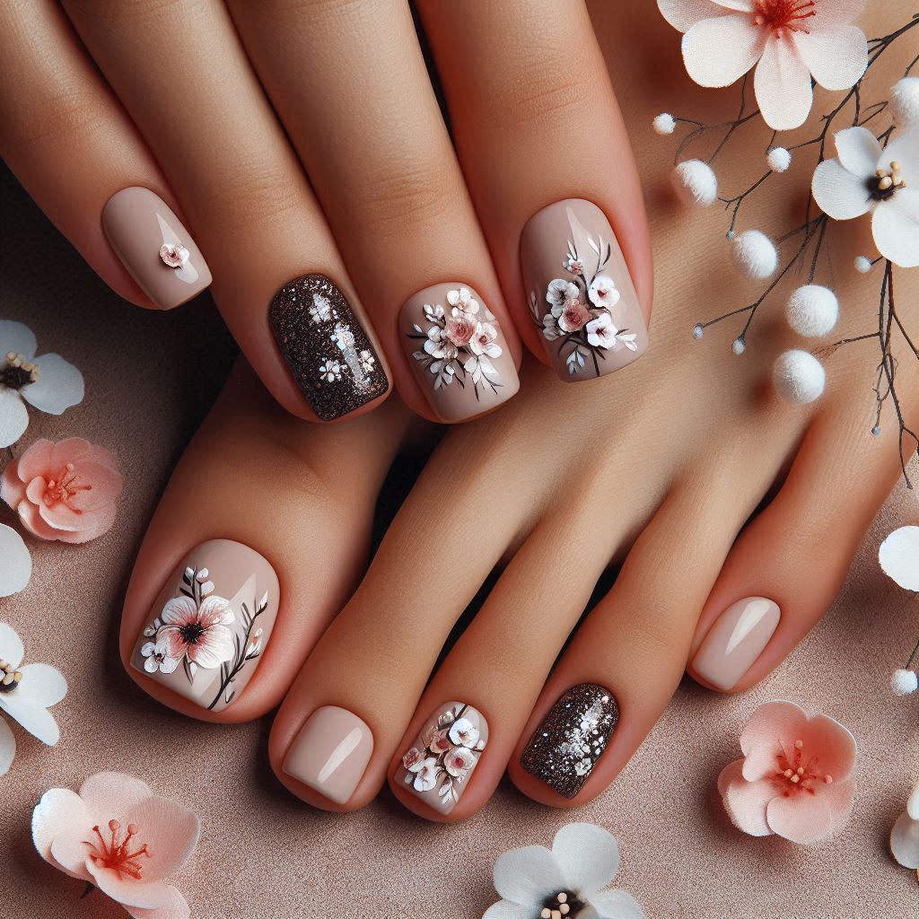 Floral Accents Pedicure