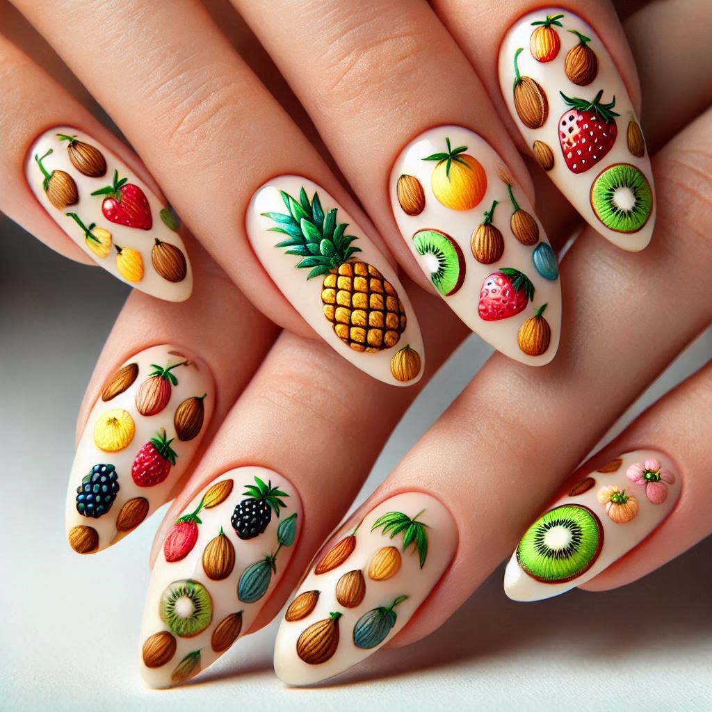 Fruit Salad Nails