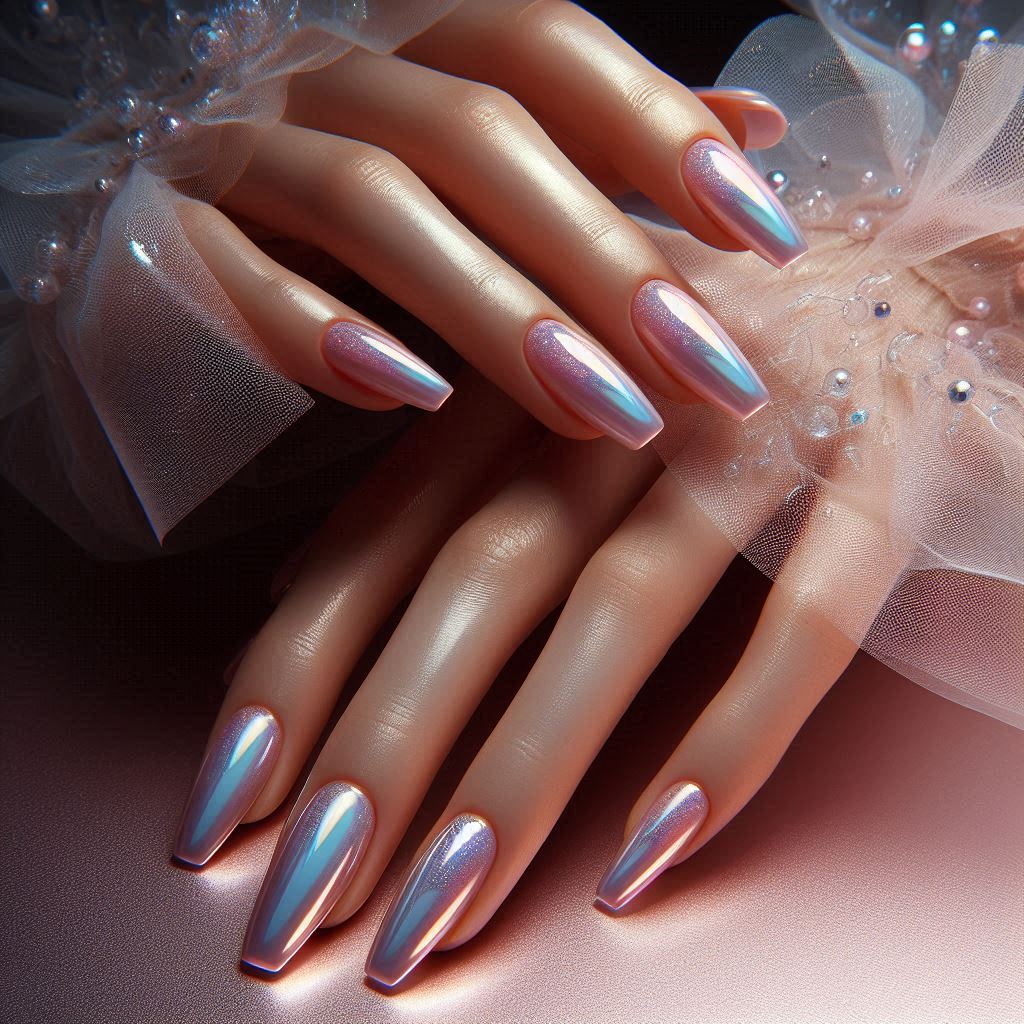 Glass Velvet Nails