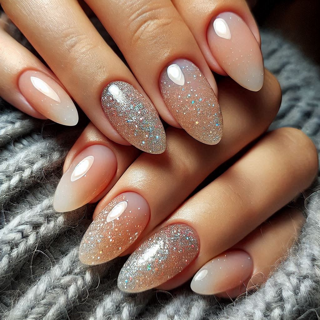 Glitter Ombre Nails