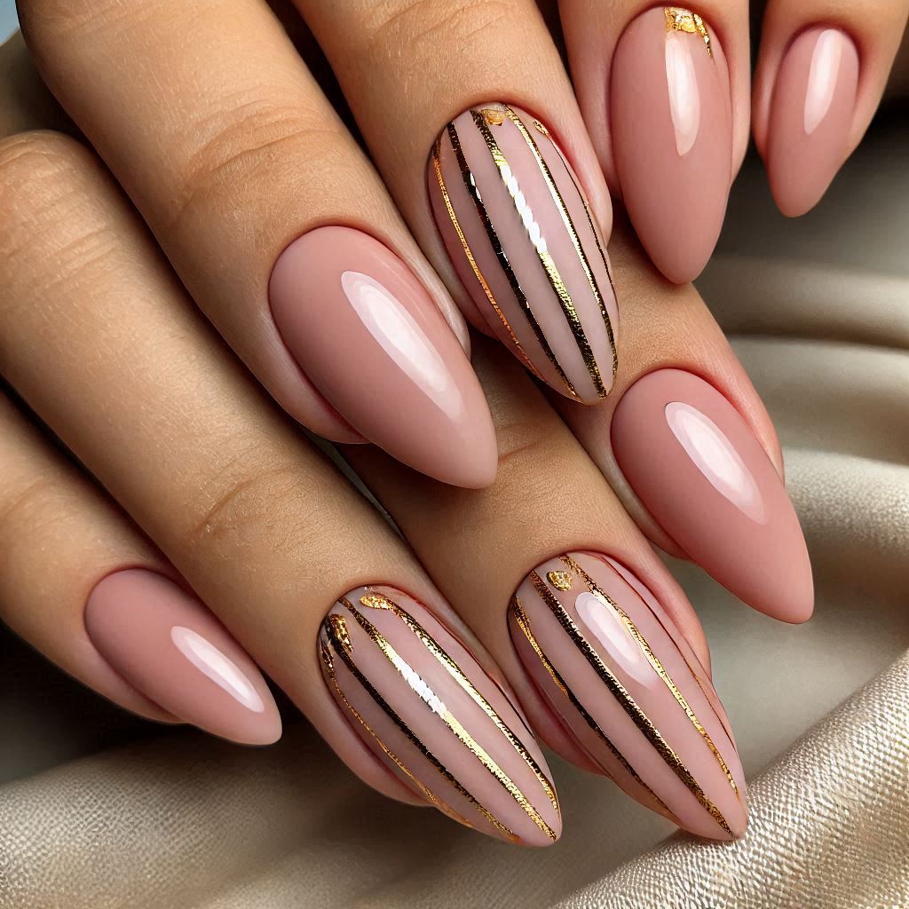 Minimalist Gold Stripes