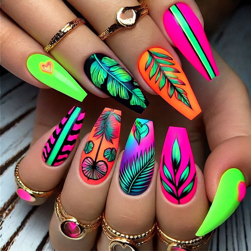 Neon Tropical Vibes