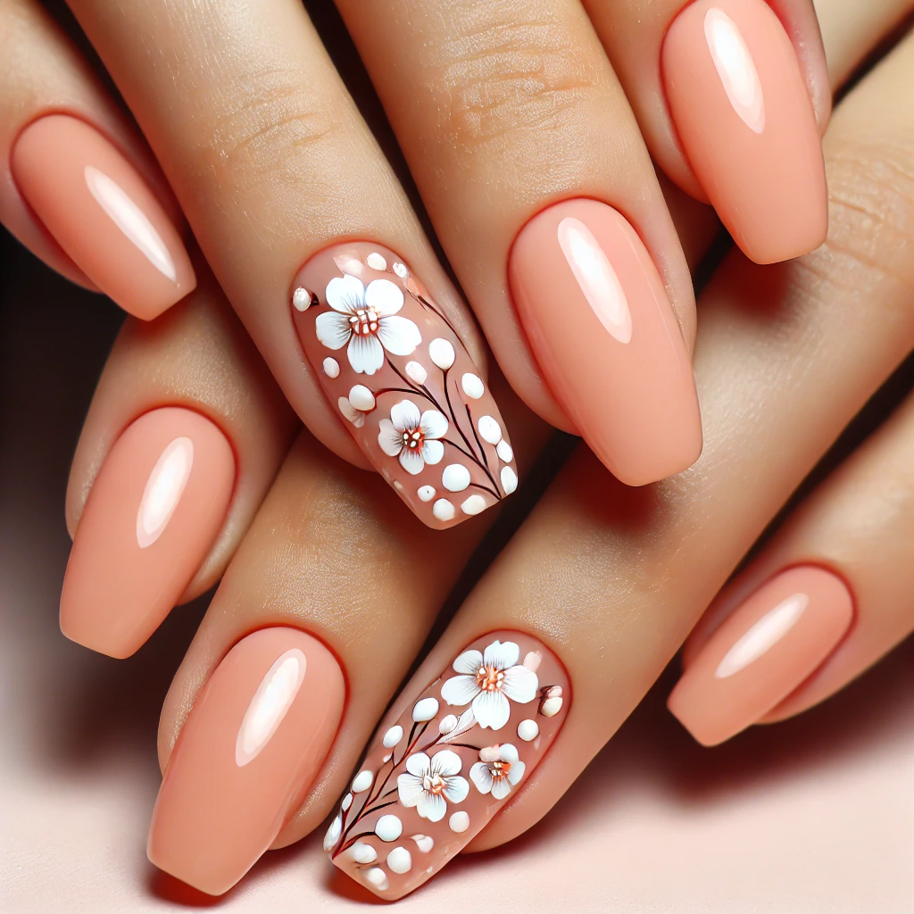 Peachy Floral Bliss