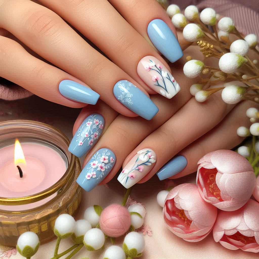 Sky Blue Elegance