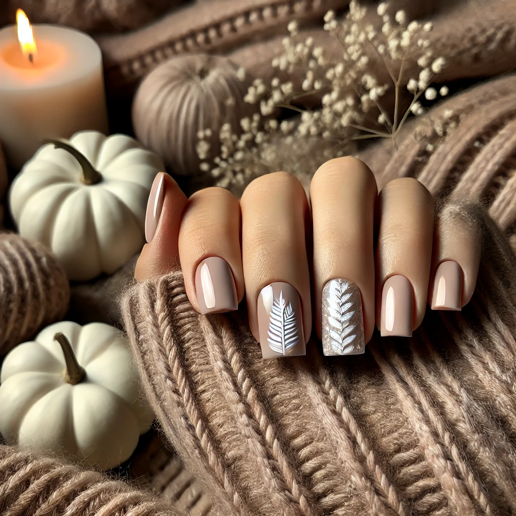 Soft Beige & Leafy Chic