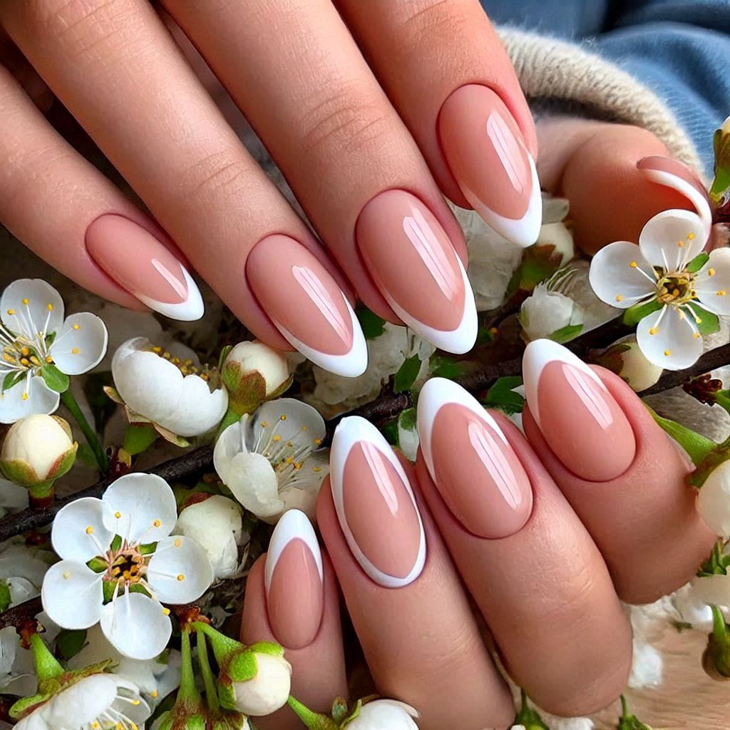 Soft White French Tips