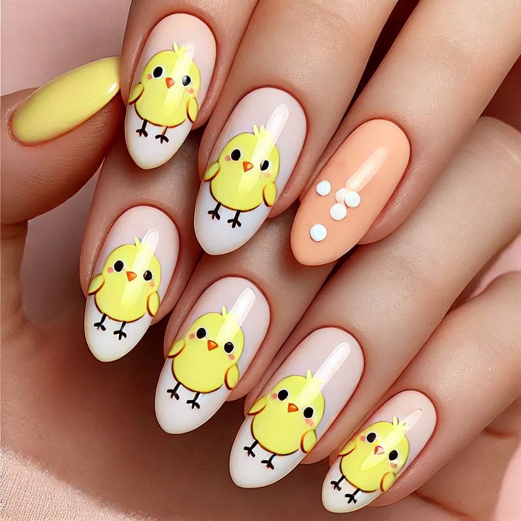 Spring Chick Nails