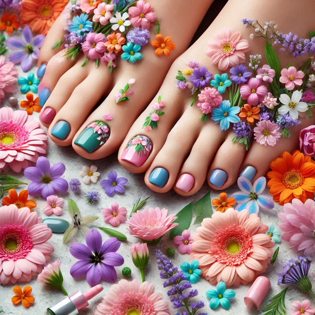 Spring Garden Pedicure