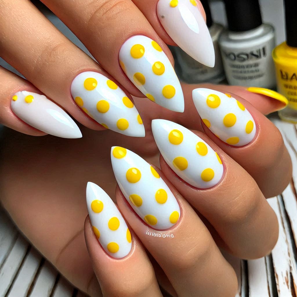 Sunny Yellow Polka Dots