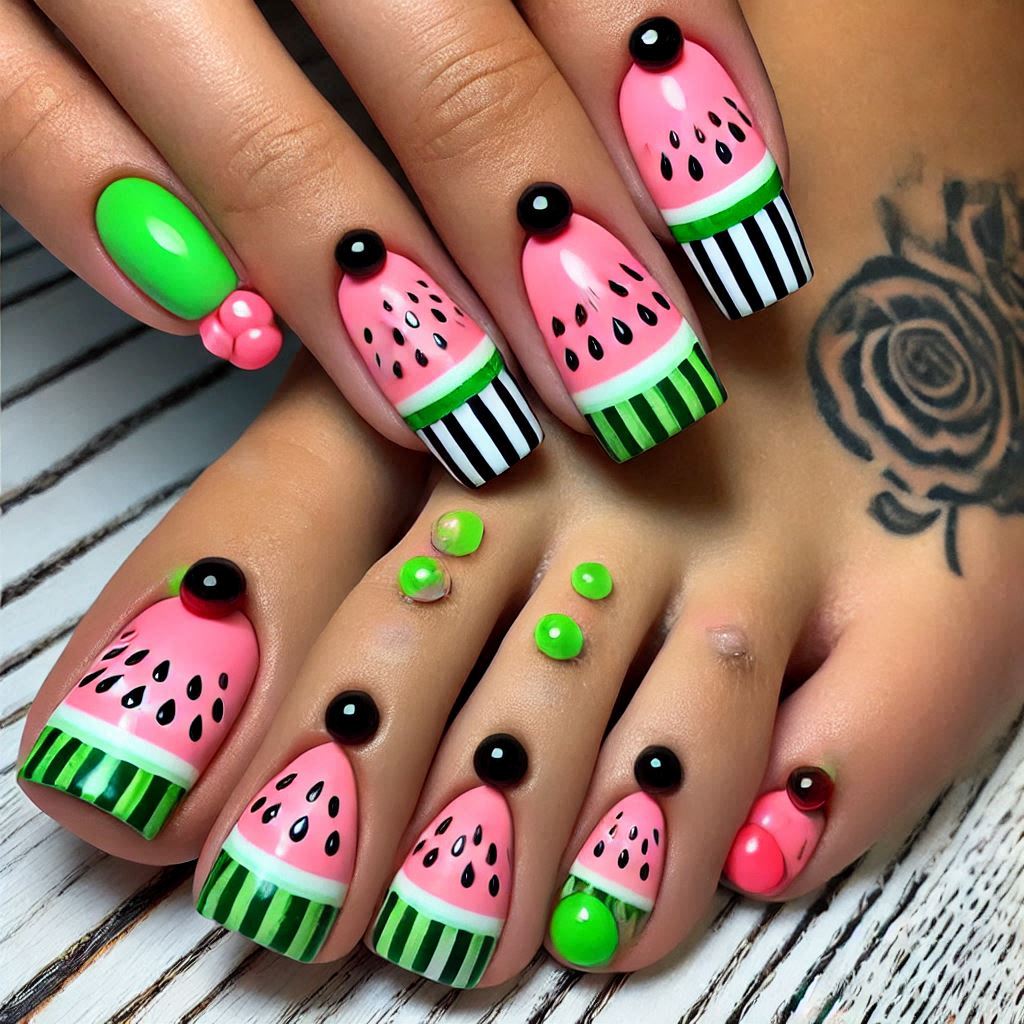 Watermelon Pedicure