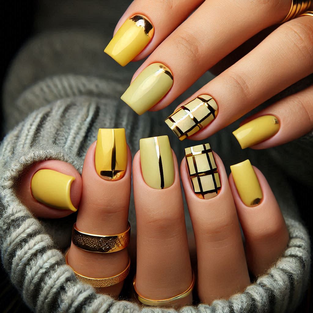 Yellow and Gold Geometrics